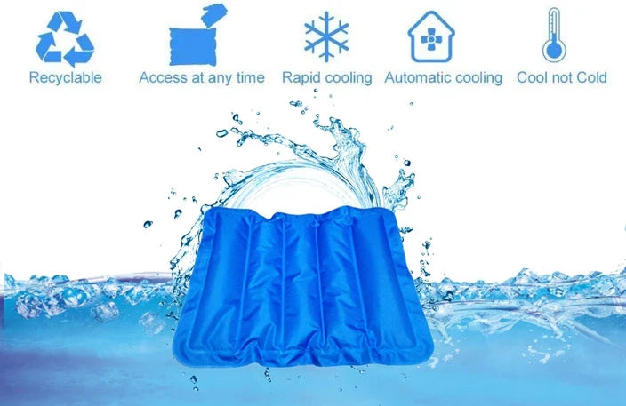 ❄️ Cooling Ice Pad Water Cushion Day Car Seat Cushion