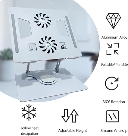 laptop stand with fan