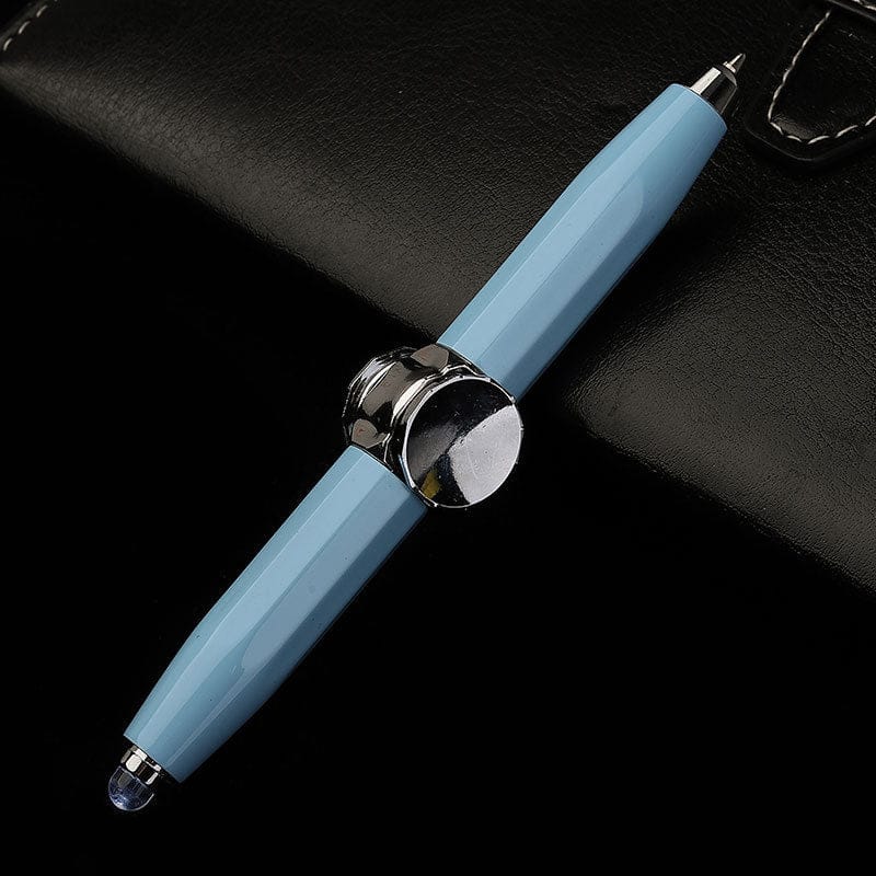 Creative Multi-Function LED Pen Spinning Metal Ballpoint Pen