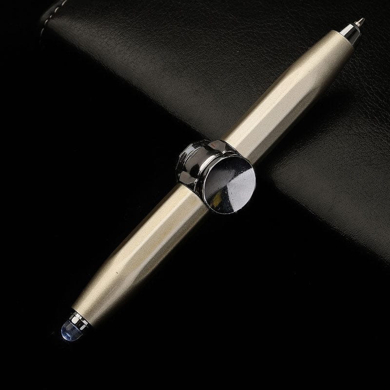 Creative Multi-Function LED Pen Spinning Metal Ballpoint Pen