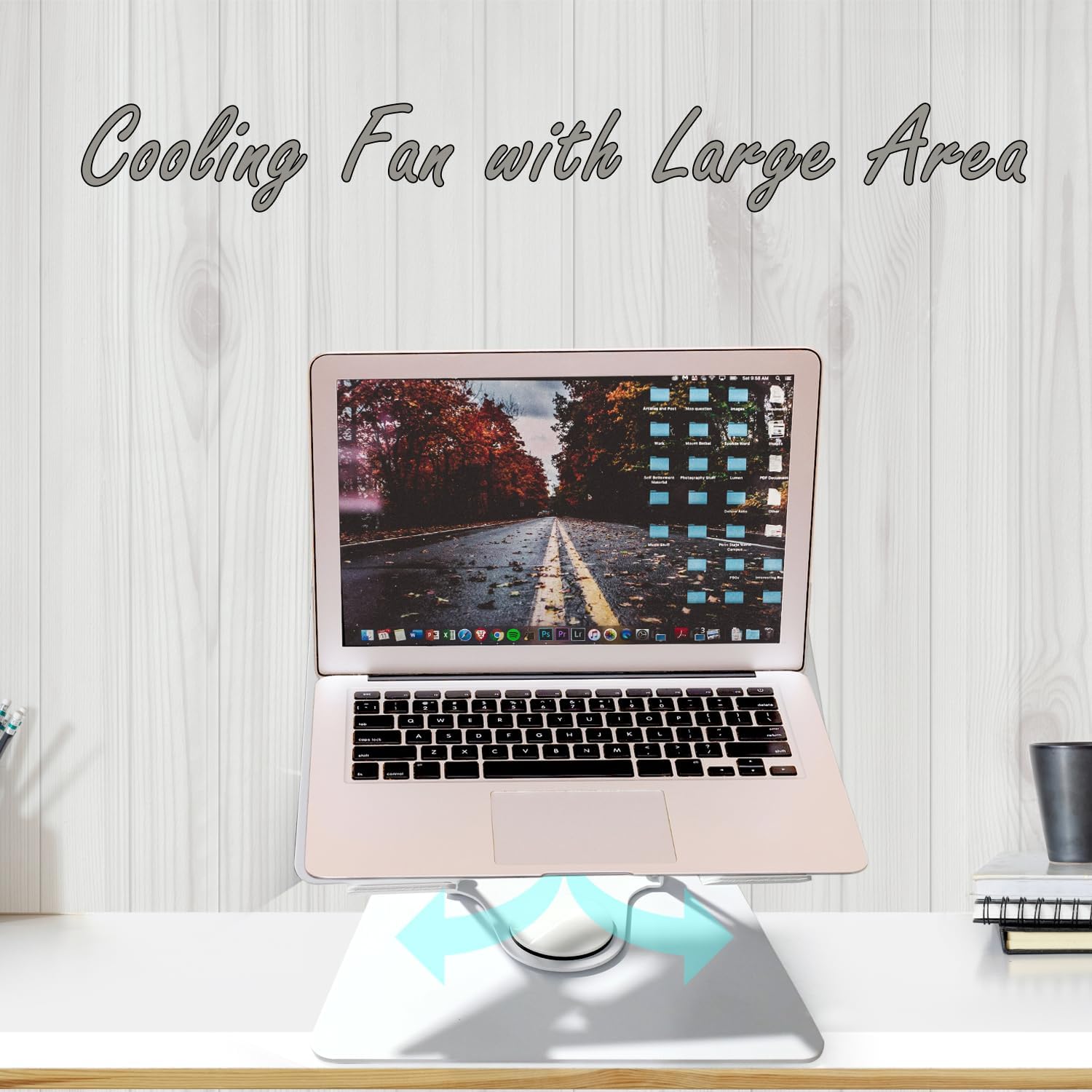 laptop stand with fan