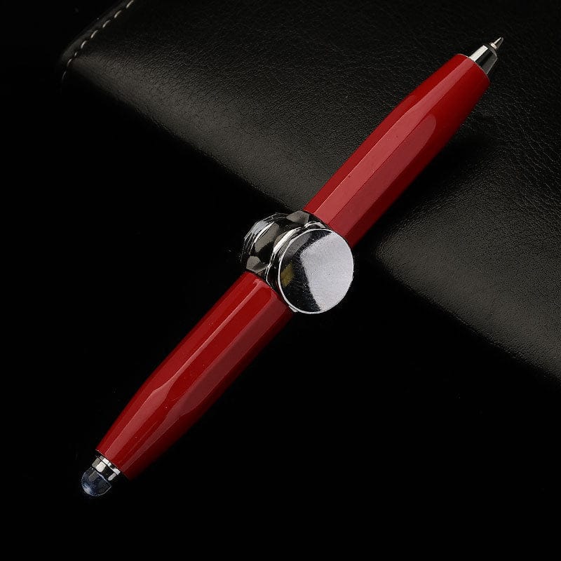 Creative Multi-Function LED Pen Spinning Metal Ballpoint Pen